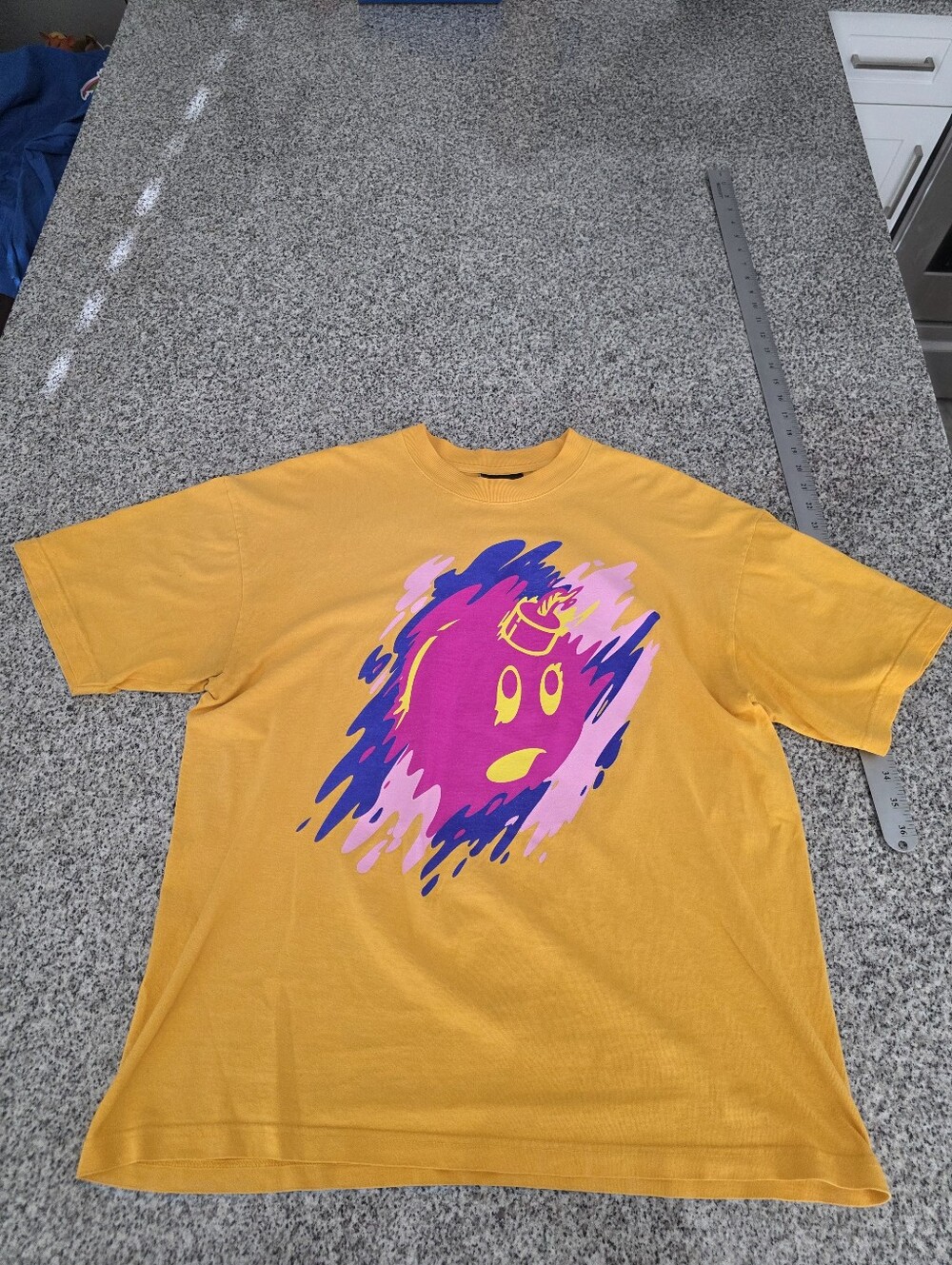 Pre-owned The Hundreds Adam Bomb Picasso In University Gold. Mens Large